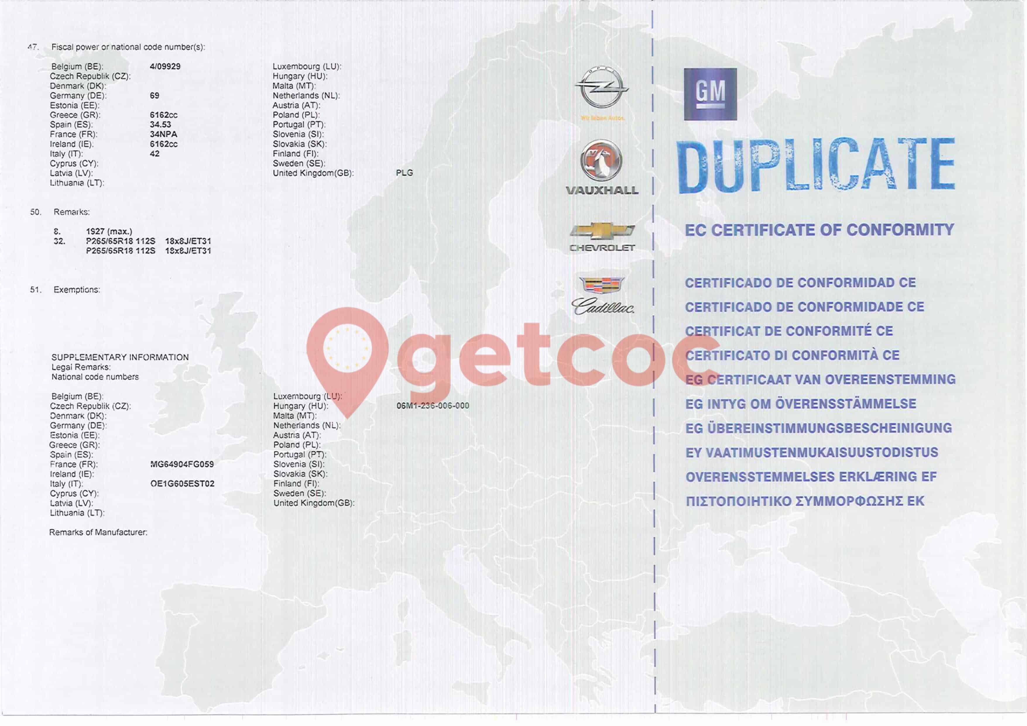 Aperçu de l'exemple de COC